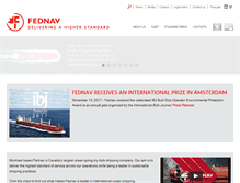 Tablet Screenshot of fednav.com